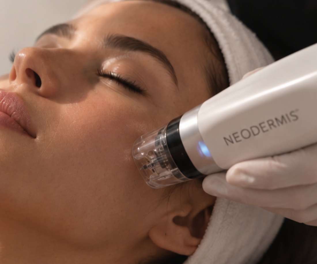 Θεραπεία NEODERMIS™ με RF microneedling στο πρόσωπο, στο Oxygen Plus